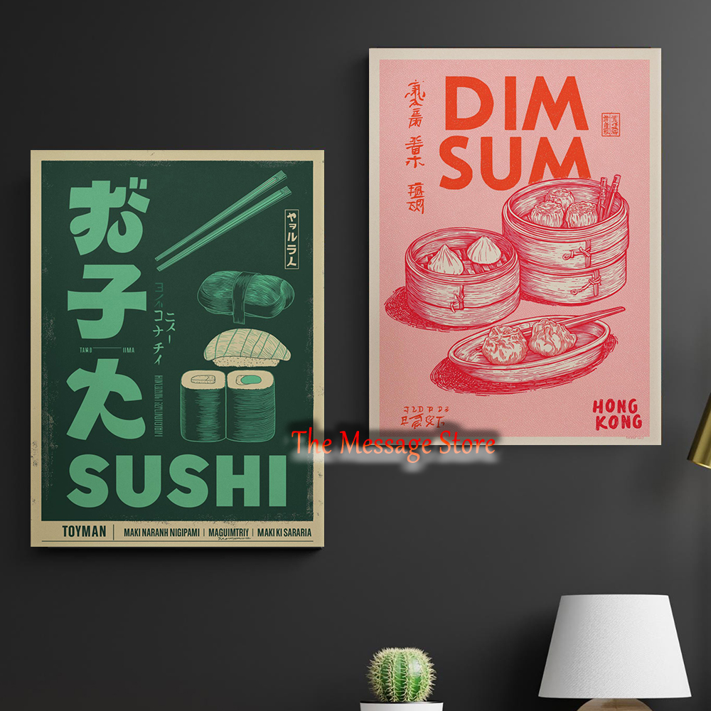 Japanese Culture Lifestyle - Dim Sum Hong Kong Sushi Retro