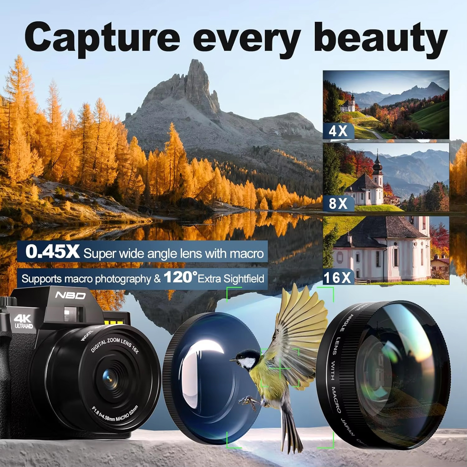 NBD S100F 48MP 4K Digital Came - Japanese Lifestyle Apps incelemesi ve fiyatı