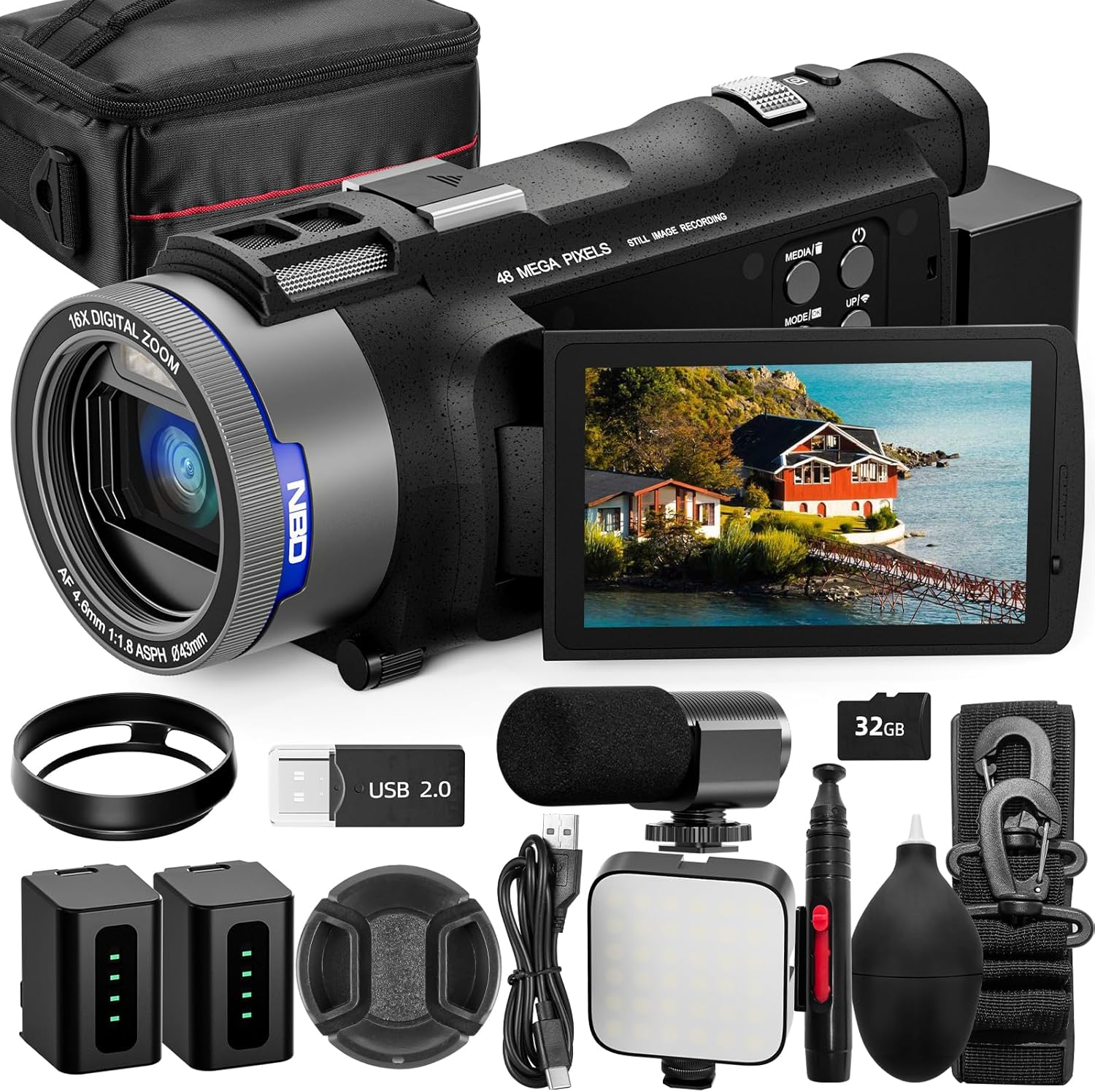NBD 4K Camcorder Video Camera  - Japanese Lifestyle Apps incelemesi ve fiyatı