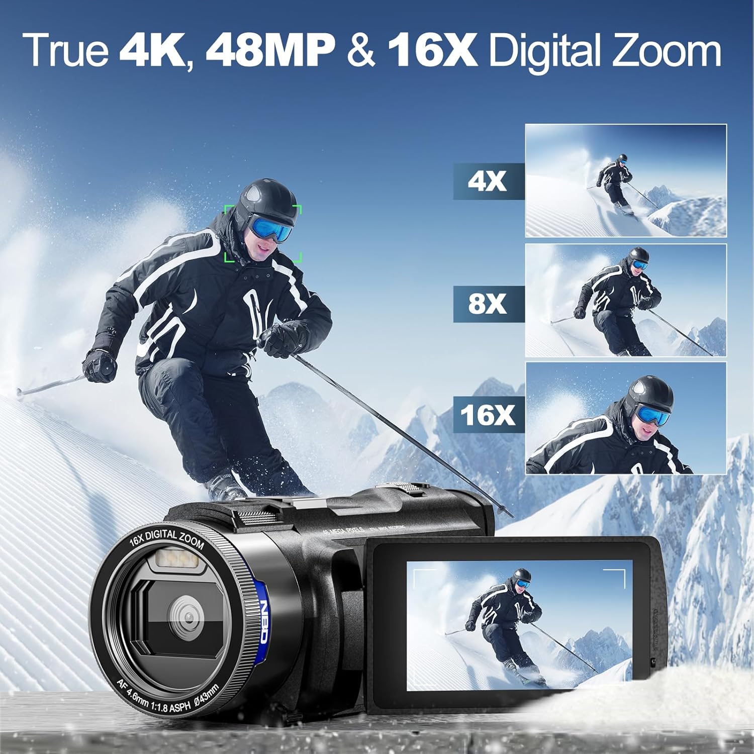 NBD 4K Camcorder Video Camera  - Japanese Lifestyle Apps incelemesi ve fiyatı
